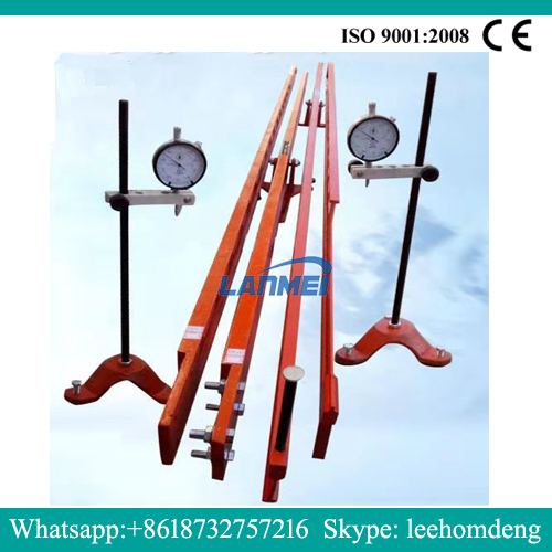 เครื่องทดสอบการเบี่ยงเบนทางเท้า 5.4m Beckman Beam Pavement Deflection Tester Tester Rebound Deflection Tester 3.6 7.2m