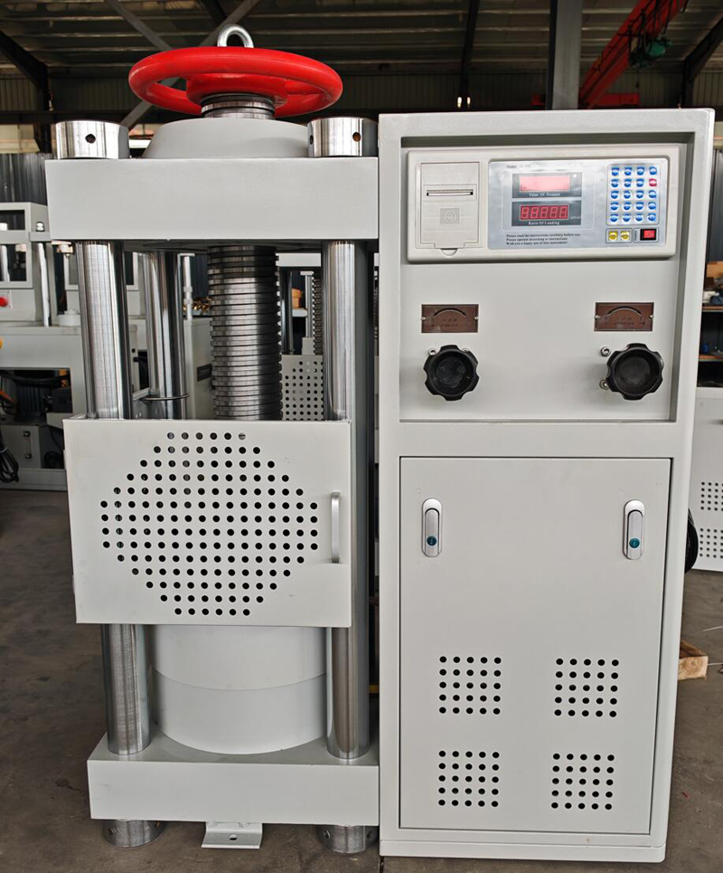 เครื่องกดคอนกรีต 2000KN สำหรับการทดสอบในห้องปฏิบัติการ