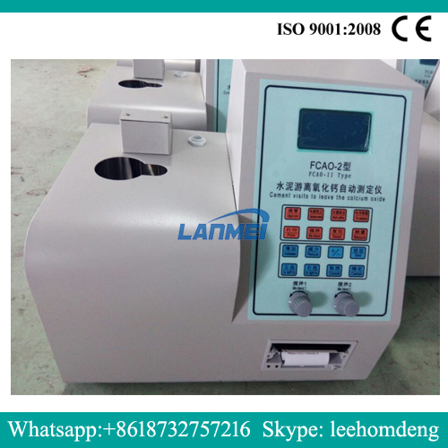 เครื่องมืออัตโนมัติสำหรับแคลเซียมออกไซด์ปลอดซีเมนต์